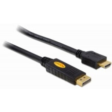 DeLOCK Cable Displayport / HDMI - 3m 3m HDMI Displayport Black