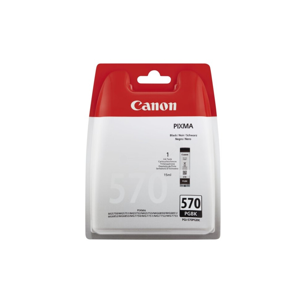 Canon 0372C005 (570 PGBK) Ink cartridge black, 15ml
