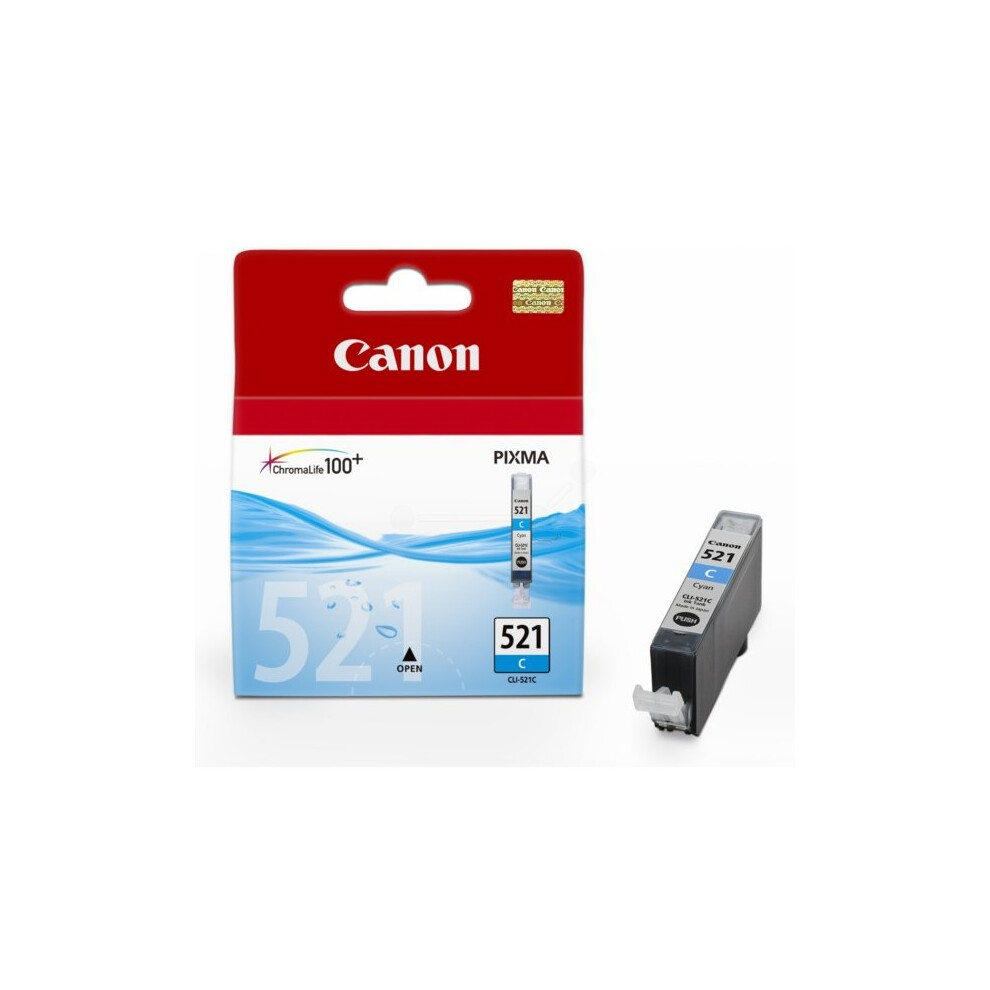Canon Cyan 2934B009/Cli-521C Ink Cartridge Blister Acustic Magnetic. 4 - Image 3