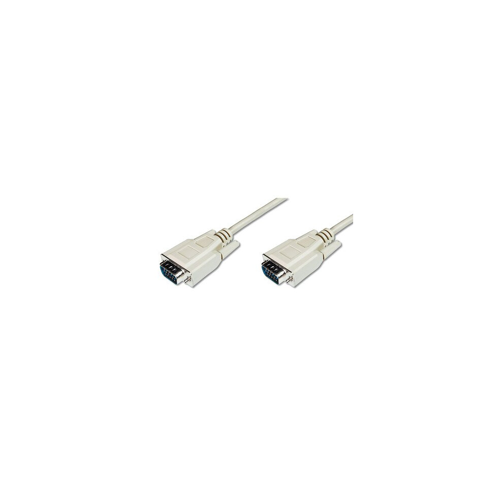 Digitus Ak-310100-050-E 5M Vga (D-Sub) Vga (D-Sub) Vga Cable Beige 4016032286479