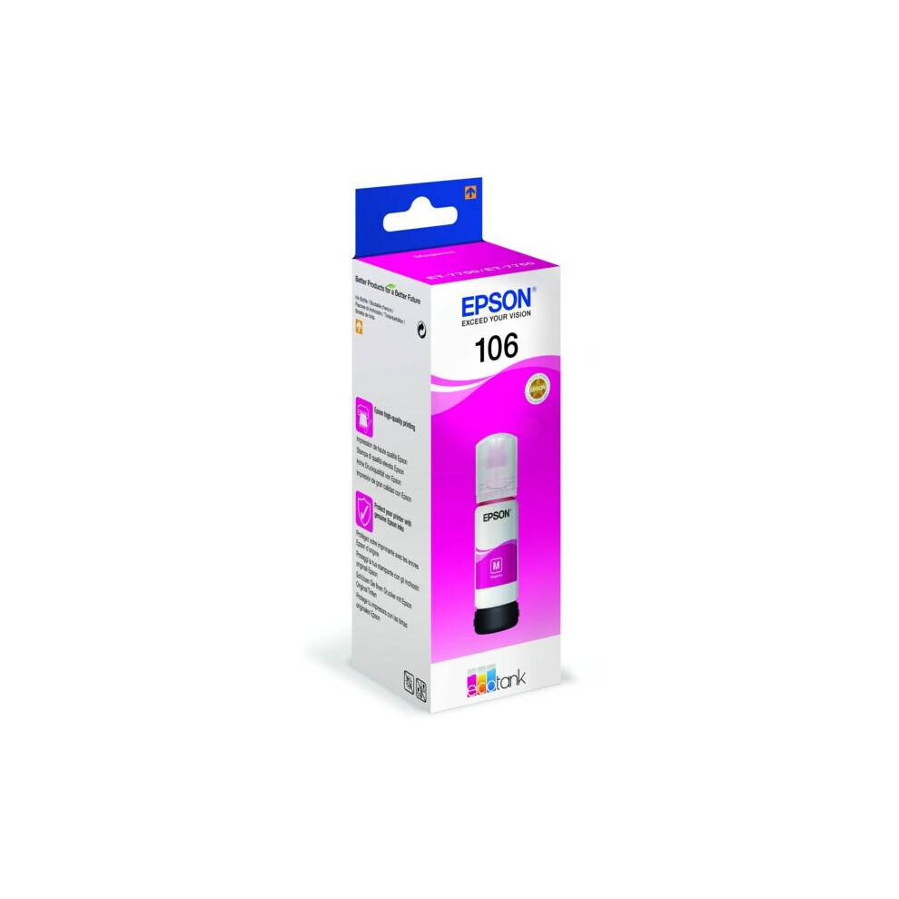 Epson C13T00R340 (106) Ink cartridge magenta, 5K pages, 70ml