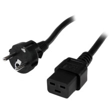Cavo di alimentazione Schuko CEE7 a IEC 320 C19 per computer - STARTECH.COM - 2m - Nero
