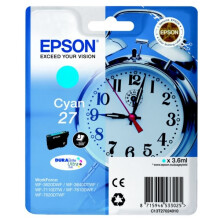 Epson C13T27024022 (27) Ink cartridge cyan, 300 pages, 4ml
