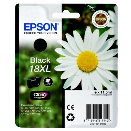 Epson Epson PAQUERETTE BLACK XL mustepatruuna
