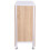 Homcom Homcom Foldable Dining Table - Oak & White | Folding Computer Desk 3