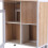 Homcom Homcom Foldable Dining Table - Oak & White | Folding Computer Desk 6