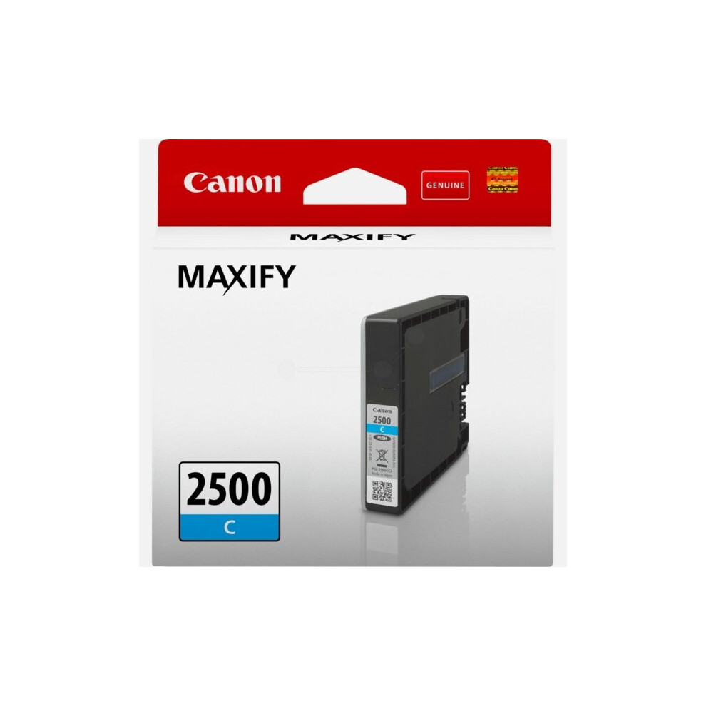 Canon 9301B001 (PGI-2500 C) Ink cartridge cyan, 700 pages, 10ml
