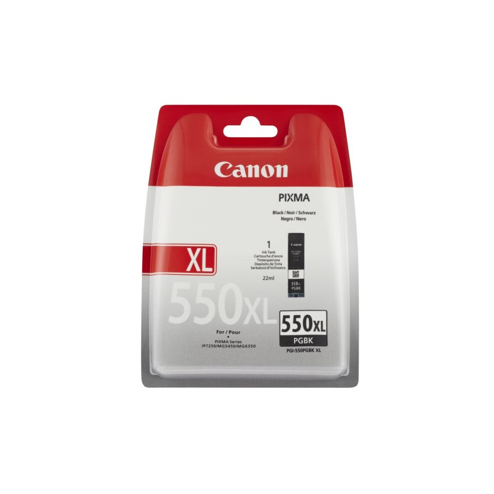 Canon 6431B004 (550 PGBKXL) Ink cartridge black, 500 pages, 22ml