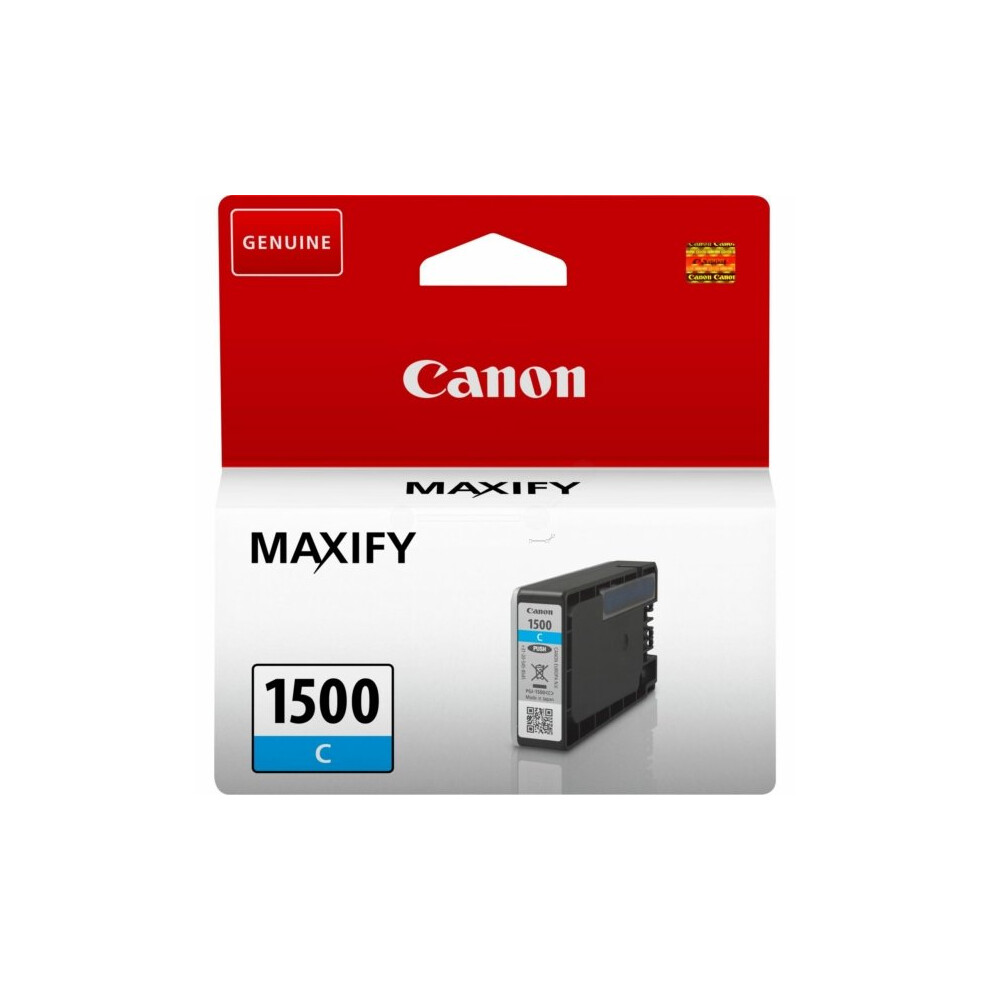 Canon 9229B001 (PGI-1500 C) Ink cartridge cyan, 300 pages, 5ml