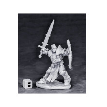 Reaper Miniatures Crusader Champion Miniature 25 mm Heroic Scale Dark Heaven Bones