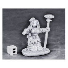 Reaper Miniatures REM77571 Bones - Dwarf Forge Priestess W3 Miniatures