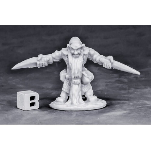 Mini  Reaper Bones 77574 Dwarf Royal Weaponmaster