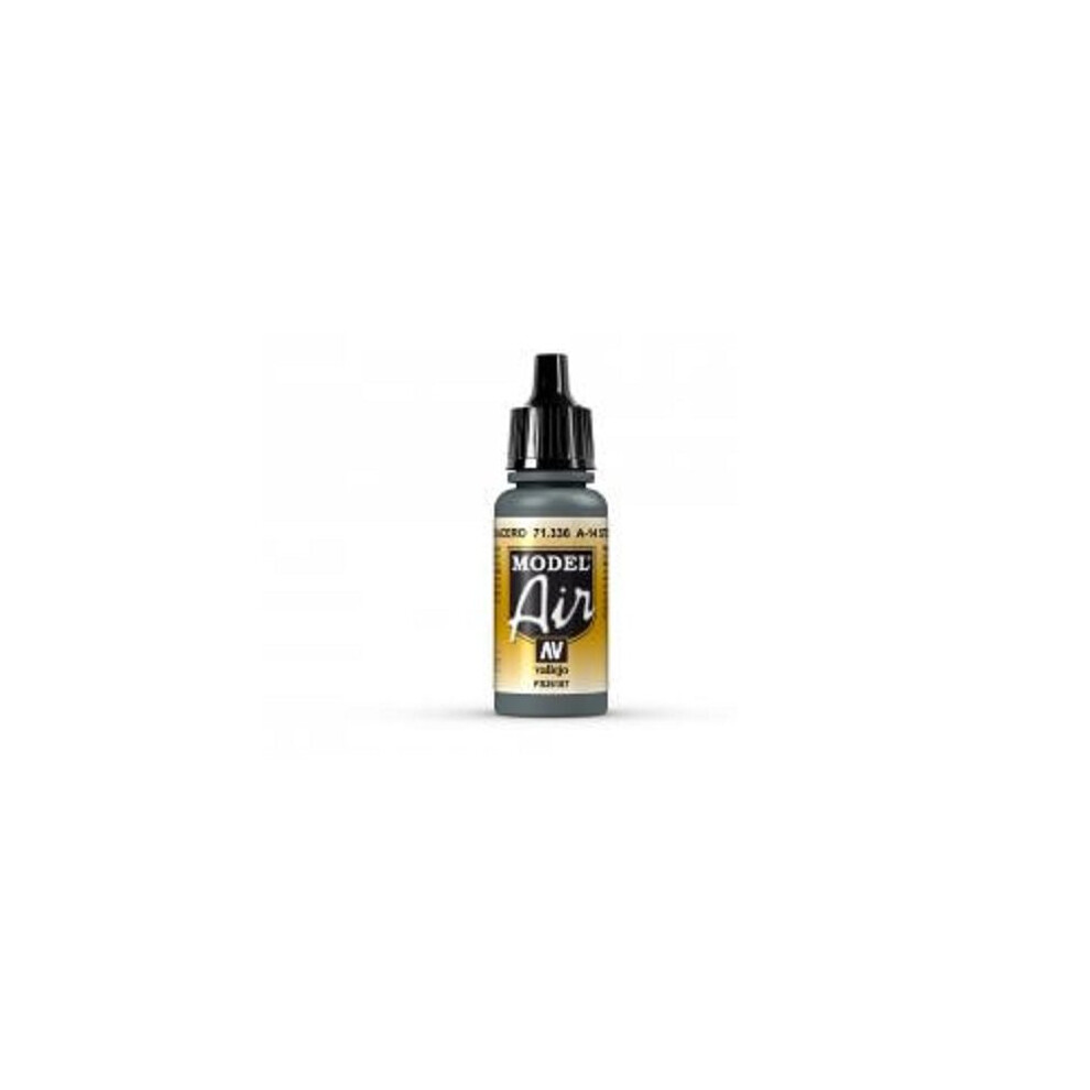 Vallejo Model Air 71336 - A-14 Steel Grey - 17ml Acrylic Airbrush Paint