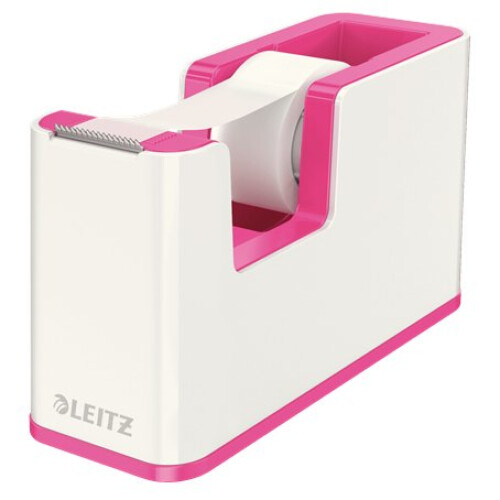 Leitz 53641023 Polystyrene Metallic, Pink tape dispenser