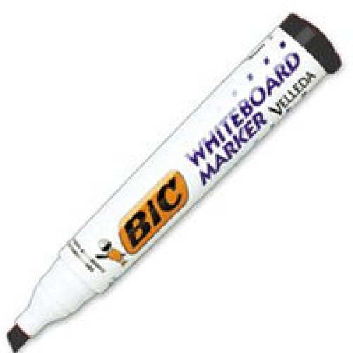 BIC BIC Velleda Whiteboard Marker 1751 Bullet tip Black 12pc(s) marker