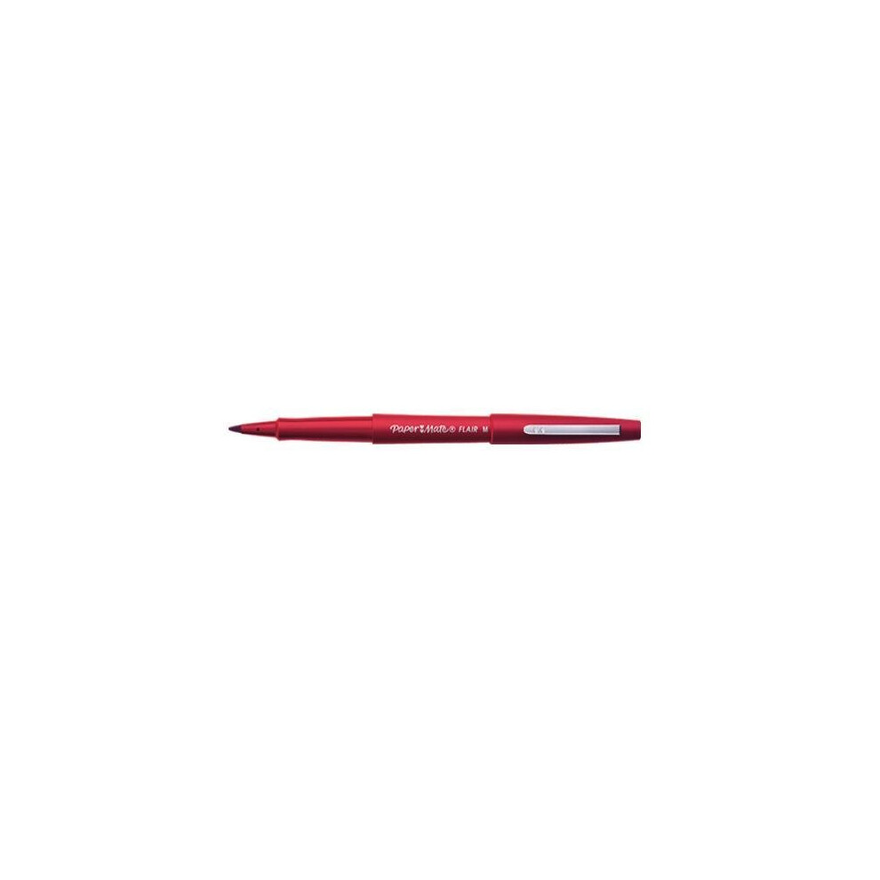 Paper Mate Papermate Flair Medium 12Pc(S) Fineliner Red