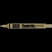 Pentel N 60 Chisel tip Black 12pc(s) permanent marker
