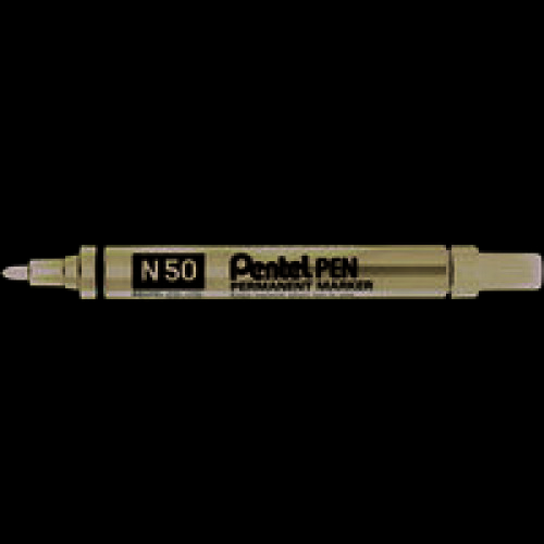Pentel Pentel N 60 Chisel tip Black 12pc(s) permanent marker