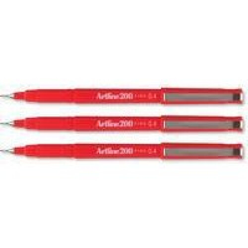 Artline 200 Red 12pc(s) fineliner