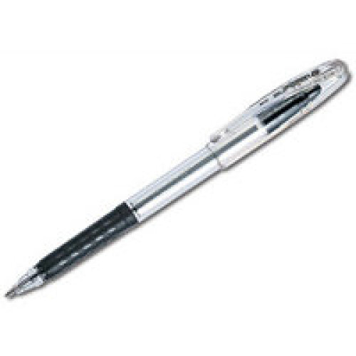Pentel Pentel Superb M Stick ballpoint pen Medium Black 12pc(s)