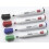 Nobo Glide Dry wipe Markers Assorted (4) 1