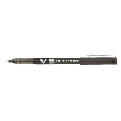 Pilot Pilot V5 Rollerball Pen Needle Tip 0.5mm Line 0.3mm Black Ref V501...
