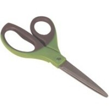 Q-CONNECT KF03987 Green,Grey,Metallic stationery/craft scissors