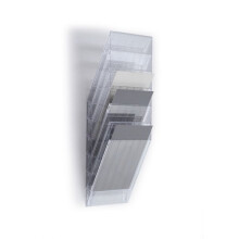 Durable FLEXIBOXX 6shelves Transparent literature rack