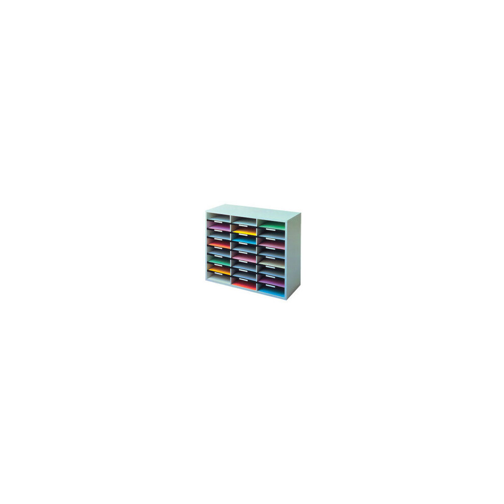 Fellowes 25041 24shelves Grey,White literature rack