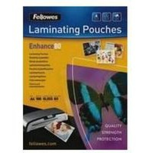 Fellowes Fellowes Laminating Pouches Enhance 80 micron - P…