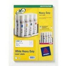 Avery White Heavy Duty Labels - Laser - L7063