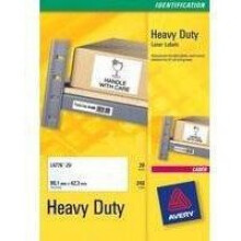 Avery White Heavy Duty Labels - Laser - L4773