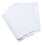 Rexel Crystalfile Crystal Printable Tab Inserts White (50) 1