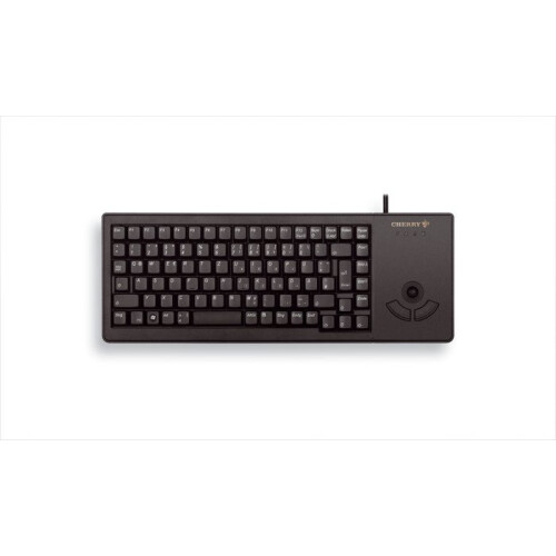 Cherry G84-5400LUMEU-2 Schwarz USB - Integrierter Trackball - QWERTY US