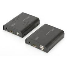 KVM verlenging - Assmann - DS-55202 - HDMI extender - Zwart - Over IP