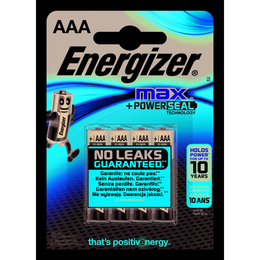 Energizer AAA Max Alkaline 1.5V non-rechargeable battery