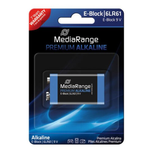 MediaRange Premium E-Block - Batería 6LR61 Alc…