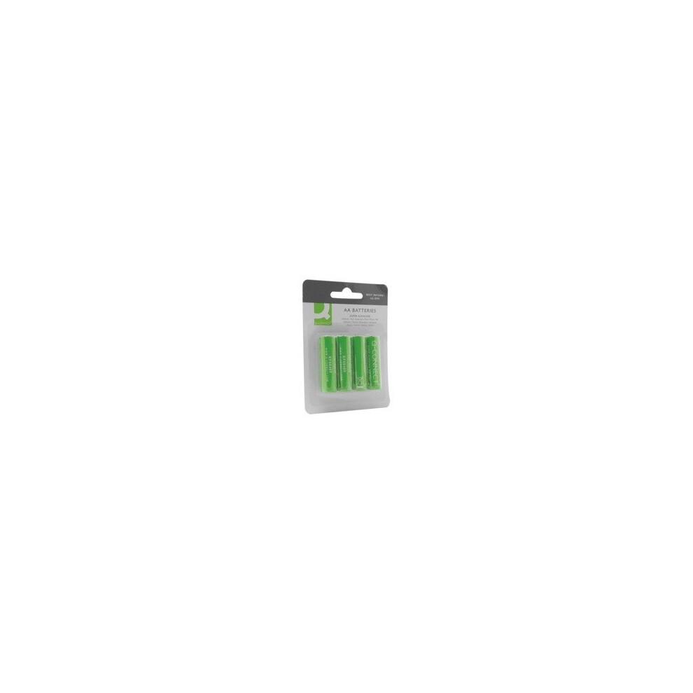 Q-Connect 4 X Aa Alkaline Non-Rechargeable Battery 5705831004894