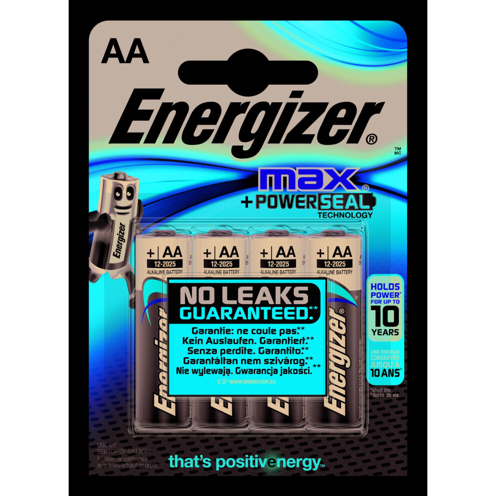 Energizer AA Max Alkaline 1.5V non-rechargeable battery