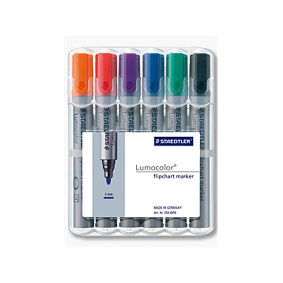 Staedtler 356 WP6 Black,Blue,Green,Orange,Red,Violet 6pc(s) marker