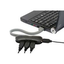 Targus 4-Port Smart USB Hub Black, Grey interface hub