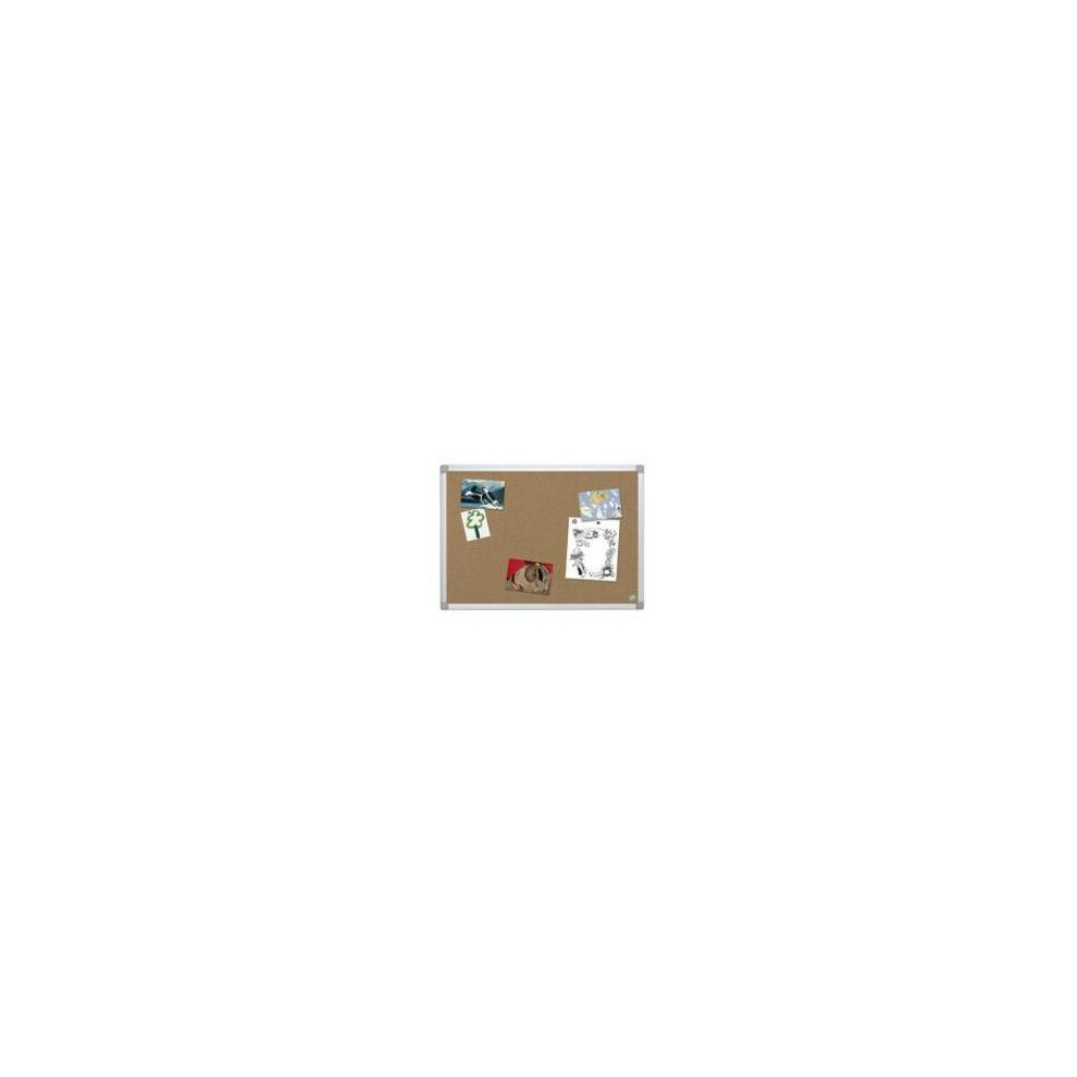 Bi-Office Brown Ca031790 Fixed Bulletin Board