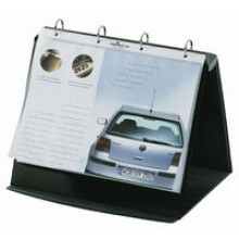 Durable Durastar Freestanding PVC Graphite,Grey flip chart