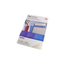 GBC PolyClearView Binding Covers 200mic A4 Frosted Clear (100)