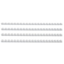 GBC CombBind Binding Combs 8mm White (100)