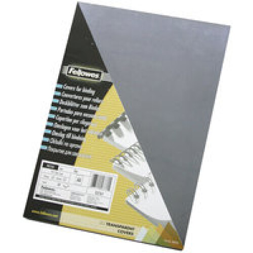 Fellowes Fellowes 5376001 A4 PVC Transparent 100pc(s) binding cover