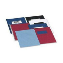 GBC LeatherGrain Binding Covers 250gsm A4 Dark Red (100)