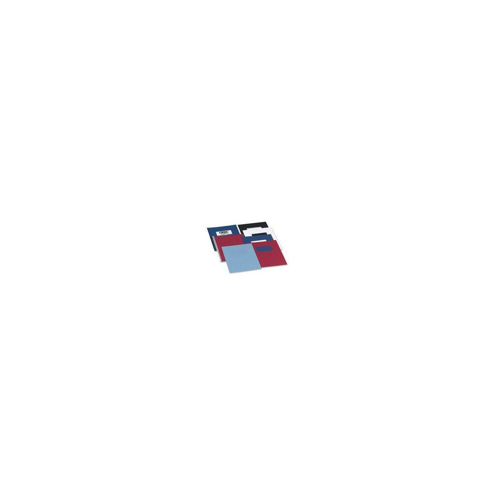 Gbc Leathergrain Binding Covers 250Gsm A4 (100) Dark/Red