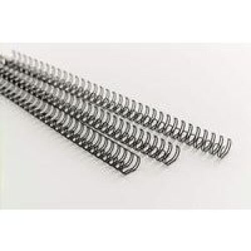 GBC WireBind Binding Wires 3:1 No4 6mm A4 Black (100)