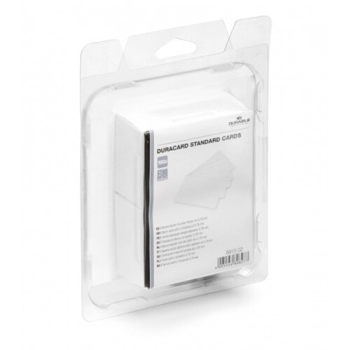 Durable 8915-02 blank plastic card